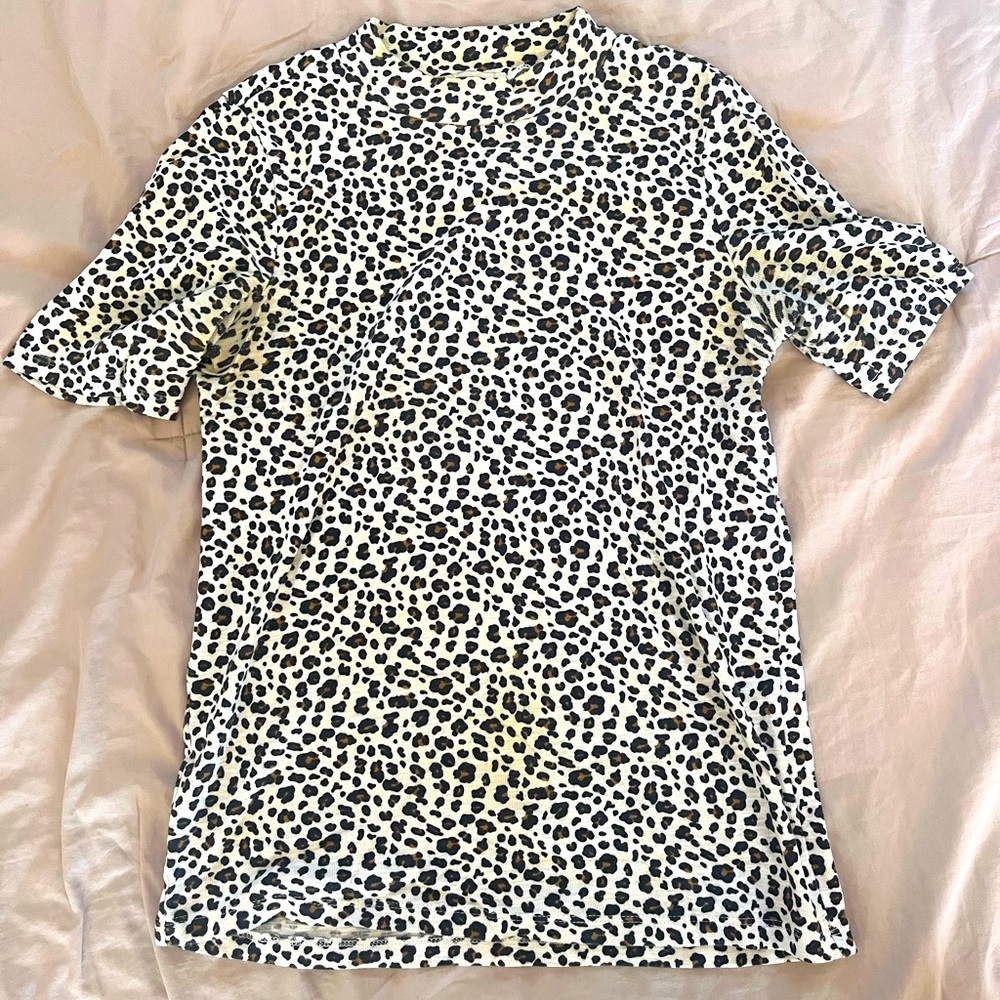 LOFT mock neck tee